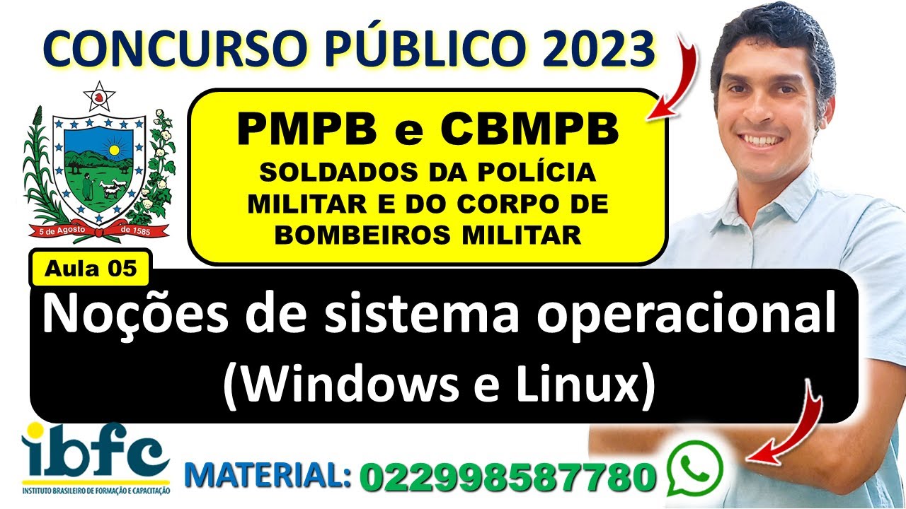 Noções De Sistema Operacional (Windows E Linux) | CONCURSO PMPB 2023 ...