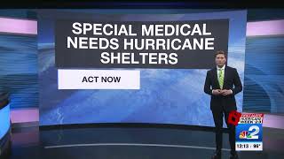 How to register for special medical needs hurricane shelters in our area