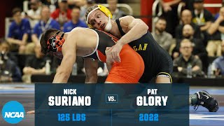 Nick Suriano vs. Pat Glory: 2022 NCAA wrestling championship final (125 lb.)