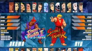 Devon Presents: Street Fighter X: The World Warrior Screenpack for MUGEN 1.1 Preview