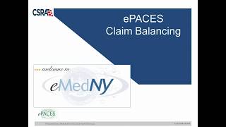 ePACES - Claim Balancing