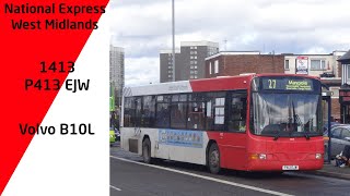 NXWM 1413 P413 EJW Volvo B10L Voith