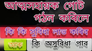 আত্ম সহায়ক গোট গঠন কৰিলে কি কি সুবিধা/অসুবিধা পাব।