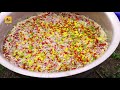 Biggest Vegetarian Pizza Recipe By Our Grandpa  Veg Pizza Recipe with out oven
