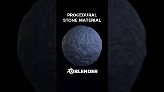 Procedural stone material in Blender🪨#3d #blender3d #b3d #blendermaterials #blendermaterial