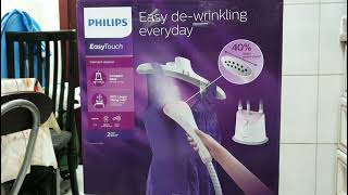 Unboxing Philips Garment Steamer GC485 \u0026 How to Clean the Steamer #Philipsiron