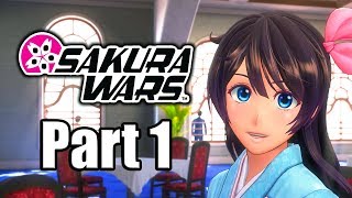 SAKURA WARS Gameplay Walkthrough Part 1 - Meet the Flower Division (English, PS4 Pro)