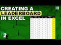 Create a Leaderboard in Excel