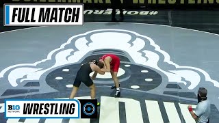 197 LBS: #3 Jacob Warner (Iowa) vs. Chase Singletary (OSU) | 2021 B1G Wrestling
