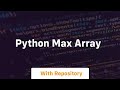 python max array