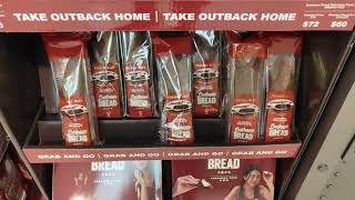 Bushman's bread shelf at Outback Steakhouse