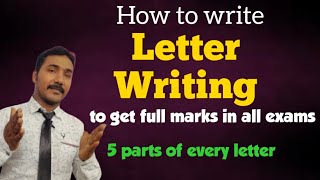 How to write LETTER WRITING. TYPES AND PARTS OF A LETTER