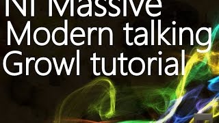 Dubstep tutorial 1: Easy and fast modern talking growl w/ massive