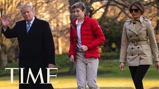 President Donald Trump’s Youngest Son Barron Is Officially A Teenager | TIME