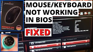 Mouse and Keyboard not working in Bios - FIXED
