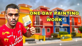 One Day Painting Work #kannada #vlog