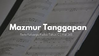 Mazmur Tanggapan (Edisi Lama) Pesta Keluarga Kudus Tahun C - JenniferOdelia