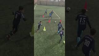 warm up passing drill U10 U9 U8 U11 U12 #training #football #soccer #futbol #futebol #practice #u10