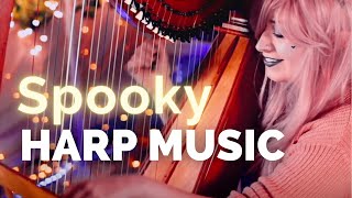 Feeling spooky? 👻 Ambient Harp Music for Ghosts Only | Harp ASMR Soundscape