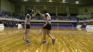 20180211第２９回全日本選抜インドアソフトテニス大会女子決勝 1