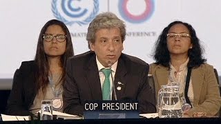 UN-Klimakonferenz in Peru endet mit Minimalkonsens