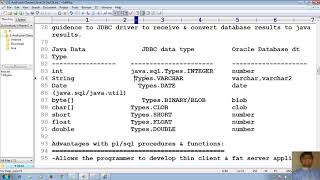44 Advanced java tutorial | CallableStatement object to call pl/sql procedure from java | adv java
