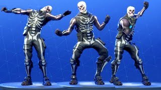 Fortnite Skull Trooper Performs All Dances All Season 1 4 - fortnite skull trooper performs all dances all season 1 4 dance emotes