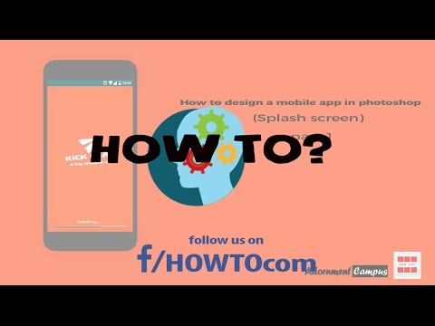 How to design a android splash screen in Photoshop How to design a android splash screen in Photoshop