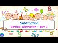 Vertical subtraction (without borrowing)  | subtraction techniques | Grade 1 | KG | Grade 2