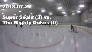 20180722 - Super Seals (3) vs. The Mighty Dukes (0) - Playoff Round Robin Game 1