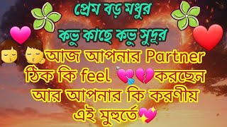 👩‍❤️‍💋‍👨আজ আপনার Partner ঠিক কি feel 💘💔করছেন আর আপনার কি করণীয় এই মুহুর্তে💖💛#tarot @LoveTarot222