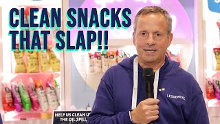 Lesser Evil at Expo East 2022: Clean Snacks that Slap!!