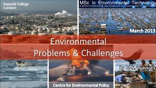 Environmental Problems and Challenges