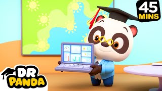 🐼 ❄️ Weather Reporter Panda: Forecast Fun + More! | NEW COMPILATION | Dr. Panda