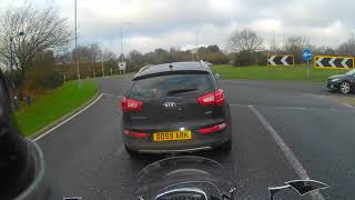 Queue jumping Audi dickhead