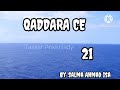 qaddara ce...21