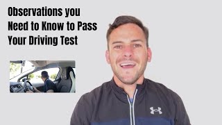 5 OBSERVATIONS you must do to pass your driving test🏆