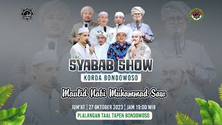 LIVE | MAULID NABI MUHAMMAD ﷺ | SYABAB SHOW KORDA BONDOWOSO | PALALANGAN, 27 OKT 2023