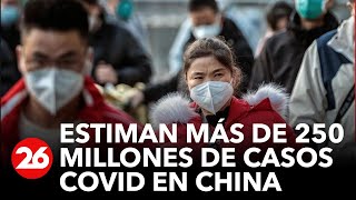 CHINA | Se estima que 250 millones de personas se contagiaron de COVID en el país en apenas 20 días