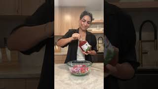 How to make Salad Shirazi: Persian Fruit Peeler