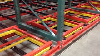 Push Back Warehouse Racking Designs