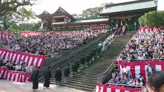 2018年 長崎くんち お上り 諏訪神社