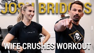 Josh Bridges Wife Crushes his CrossFit Workout | Paying the Man Ep. 140