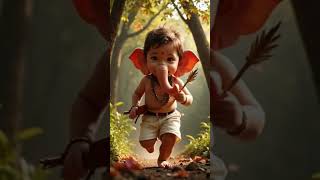 Cute bappa running 01-2/s4 #bappa #ganesh #ganpatibappa #ganeshji #ganesha #hindugod #trending #cute