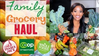 Healthy Trader Joe's and Whole Foods Organic Grocery Haul | Vegan/Vegetarian/Pescatarian Meal Plan