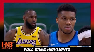 LA Lakers vs Milwaukee Bucks 1.21.20 | Full Highlights