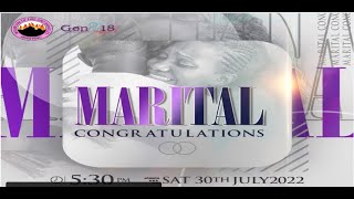 GEN218 MARITAL  CONGRATULATIONS WITH DR. D. K. OLUKOYA  -  30TH JULY, 2022