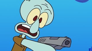 Squidward Has A Gun