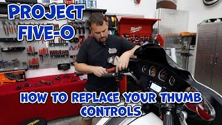 Project Five-0 How to Add Radio Thumb Controls to a Harley Davidson Electra Glide Police Motorcycle