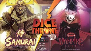 Dice Throne Battles Vampire lord vs Samurai